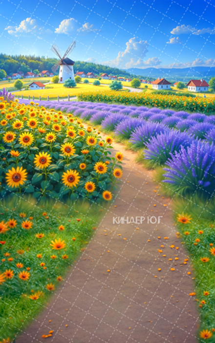 Фотофон "Подсолнухи" арт. ФФ906-28