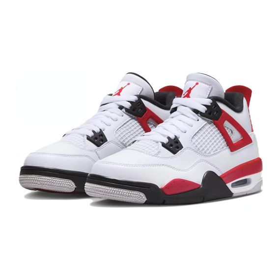 Джордан Эйр Джордан 4 Детских баскетбольных мяча В СЕРЕДИНЕ Белого черного дня