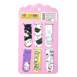 Набор магнитных закладок, Alingar, 120х20 мм, "Коты"(с надписями), 6шт. европодвес