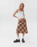 Юбка One Two Midi Beige