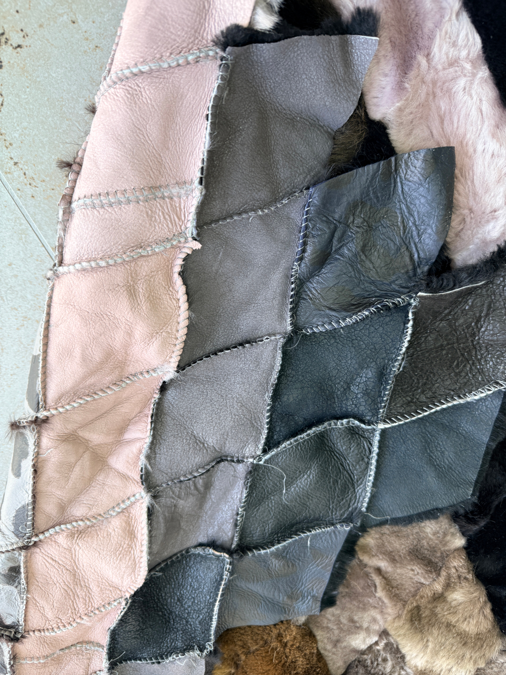 Меховой Коврик прикроватный накидка на кресло из овчины