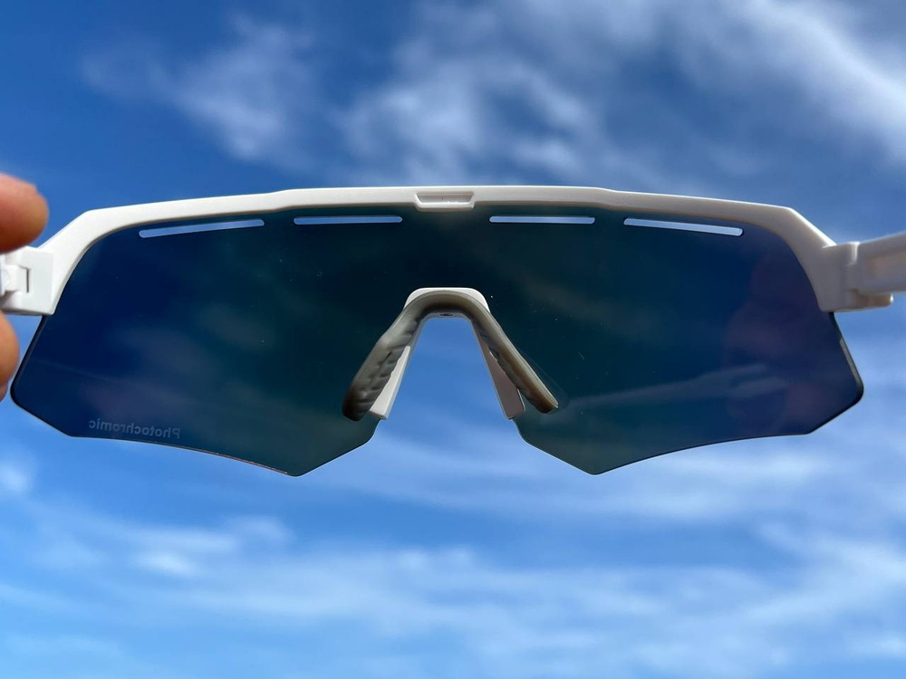 Очки S&C ZACAN Photochromic Lavender mirror, Matt white