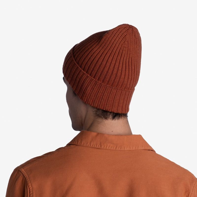 Вязаная шерстяная шапка Buff Hat Wool Knitted Norval Rusty Фото 3