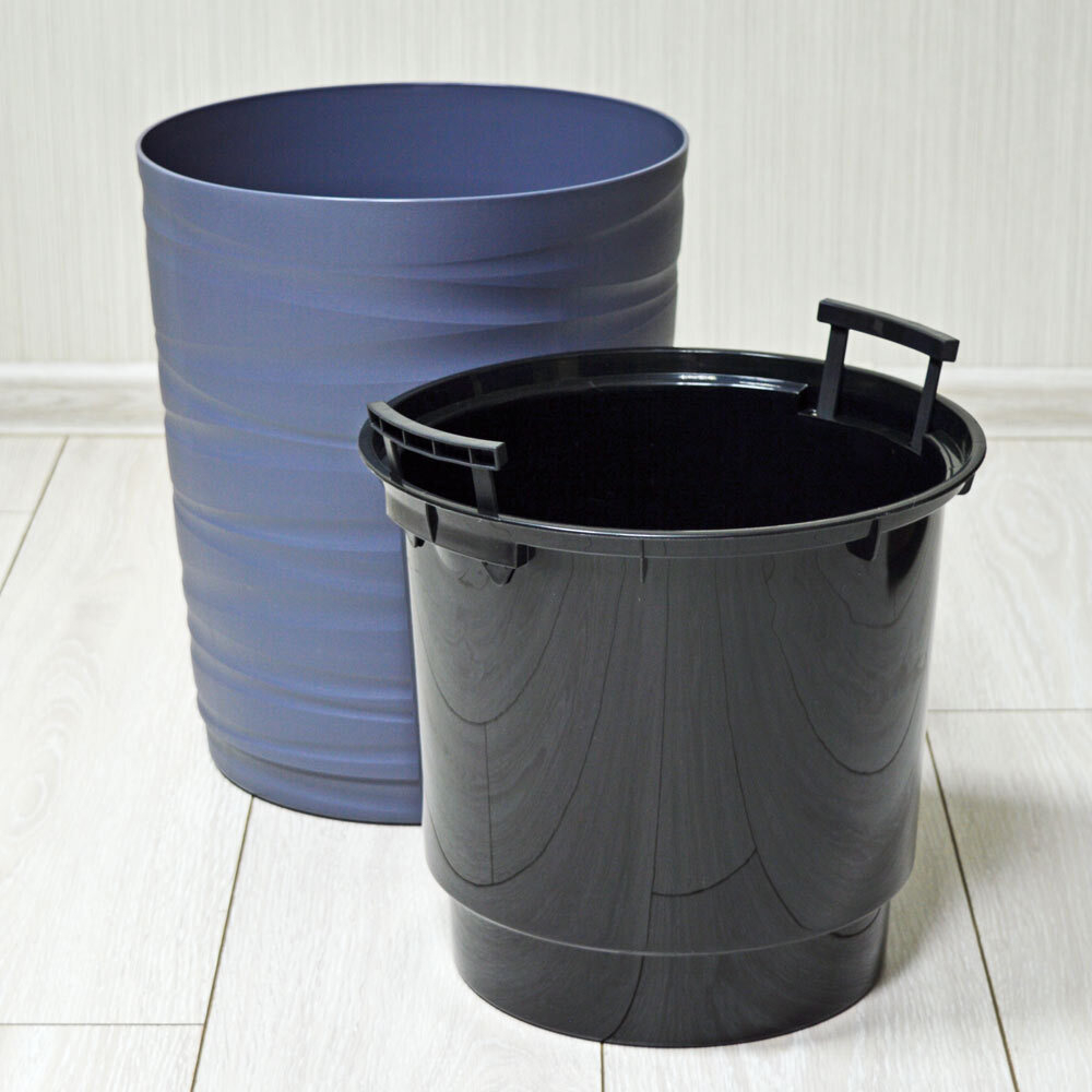 Кашпо Модерн Медиум 15л h360мм, антрацит