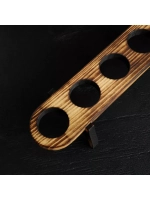 Шотница из Кедра с 6 стопками