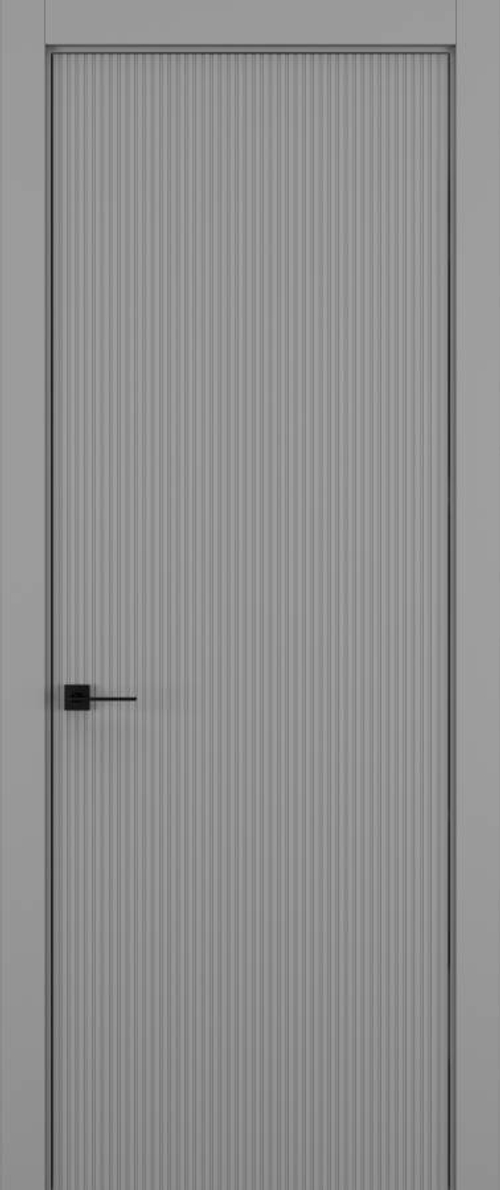 Дверь 1 VERTICAL Матовый Светло-серый