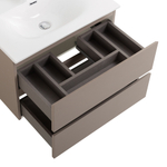 Тумба с раковиной подвесная BelBagno KRAFT-700-2C-SO-CO Бежевый матовый, раковина белая BB-8099-70