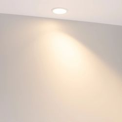 Светильник MS-ARADO-BUILT-R65-9W Warm3000 (WH-WH, 55 deg, 230V) (Arlight, IP20 Металл, 5 лет) 059106