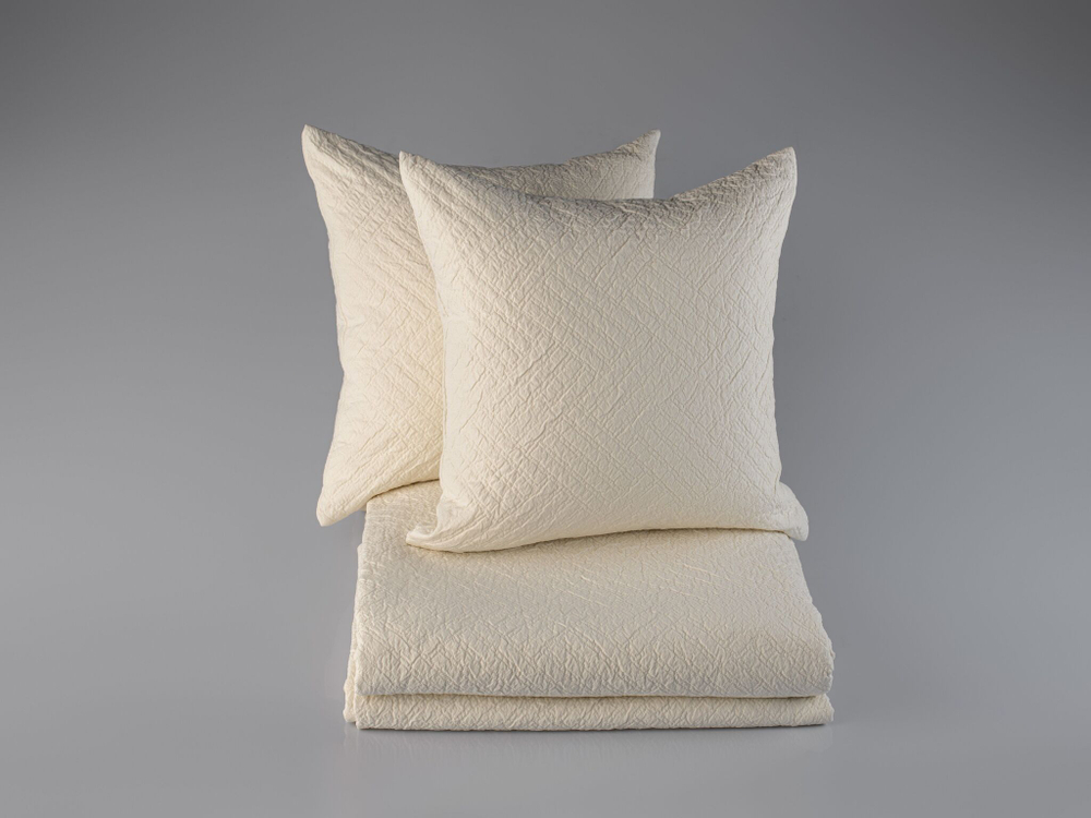 Покрывало 240х260 и 2 декоративные подушки 45х45 Claire Batiste Tilt Greg аворио