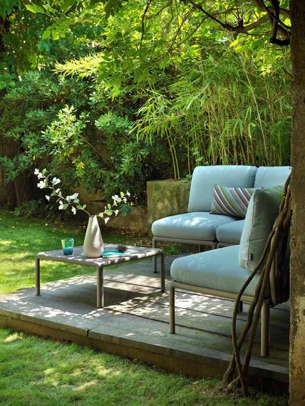 Уличный модульный диван Komodo 2, зеленый