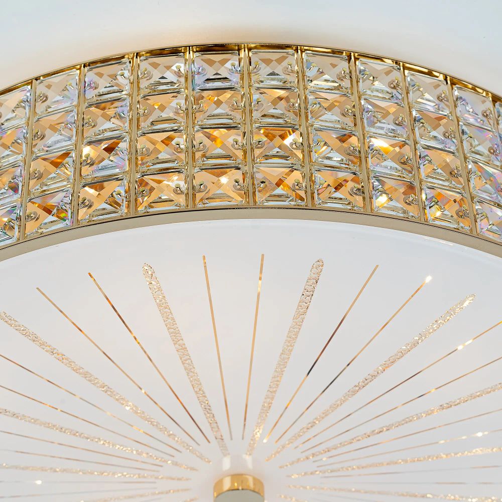 Citilux Портал CL324182 Люстра хрустальная Золото