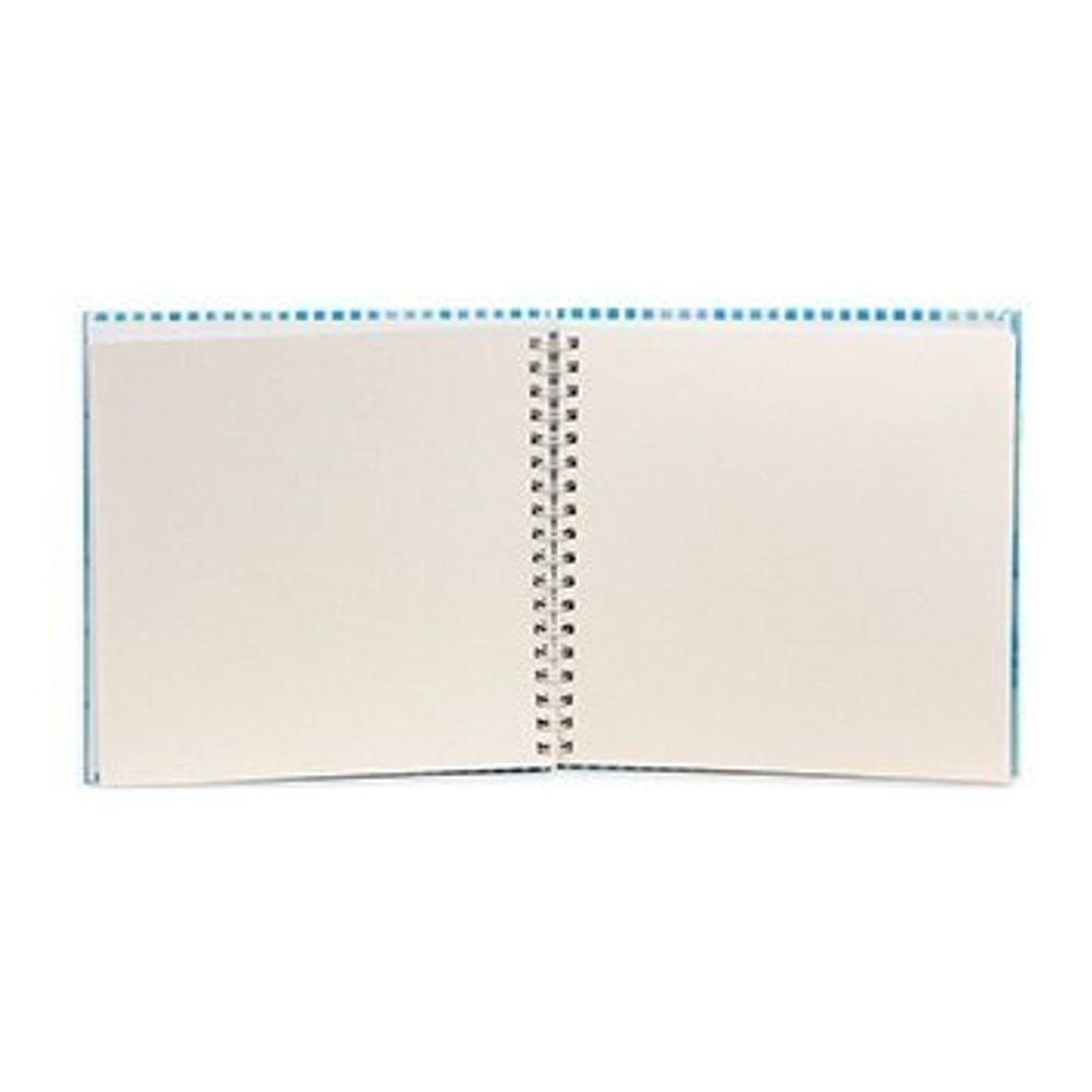 Скетчбук 165*165 мм., 40л., "Единорог" 100г/м2, Миленд, спираль, глянц. ламинация, выб. лак, блок-офсет