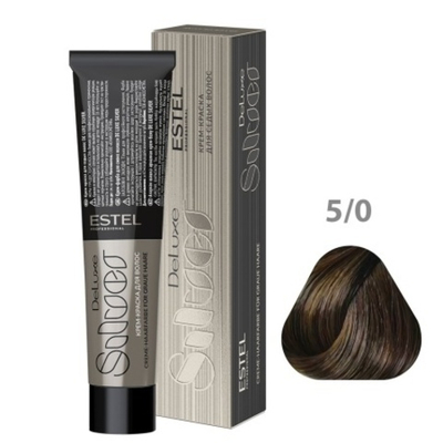 5/0 Крем-краска De Luxe Silver, светлый шатен