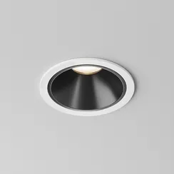 Декоративная черная рамка-отражатель для светильников серии  Альфа / Alfa LED Technical ring8-10w-rd-b