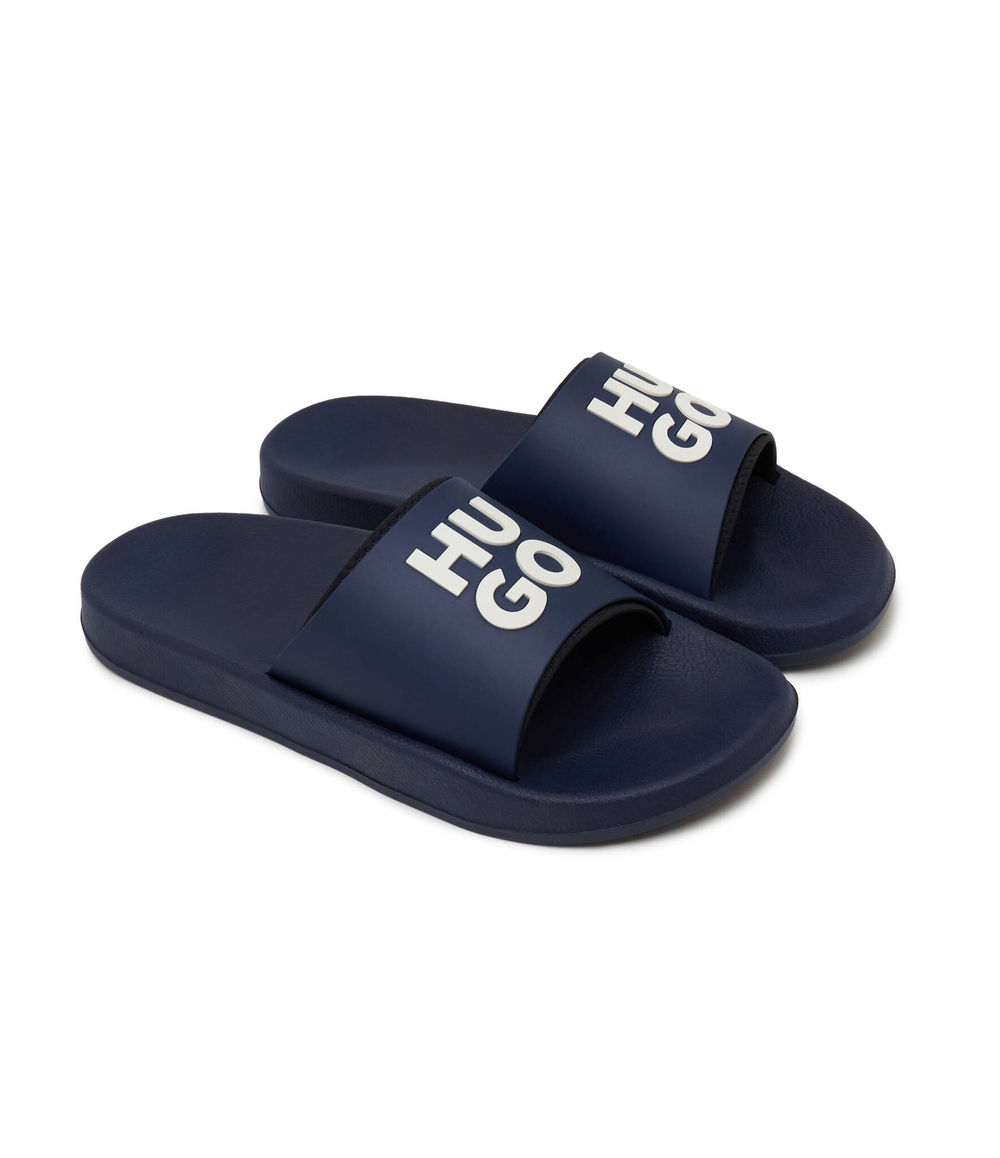 Шлепанцы Nil_Slid_mdtpu_N HUGO - темно-синий(50497864)