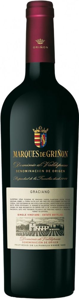Вино Marques de Grinon Graciano, 0,75 л.
