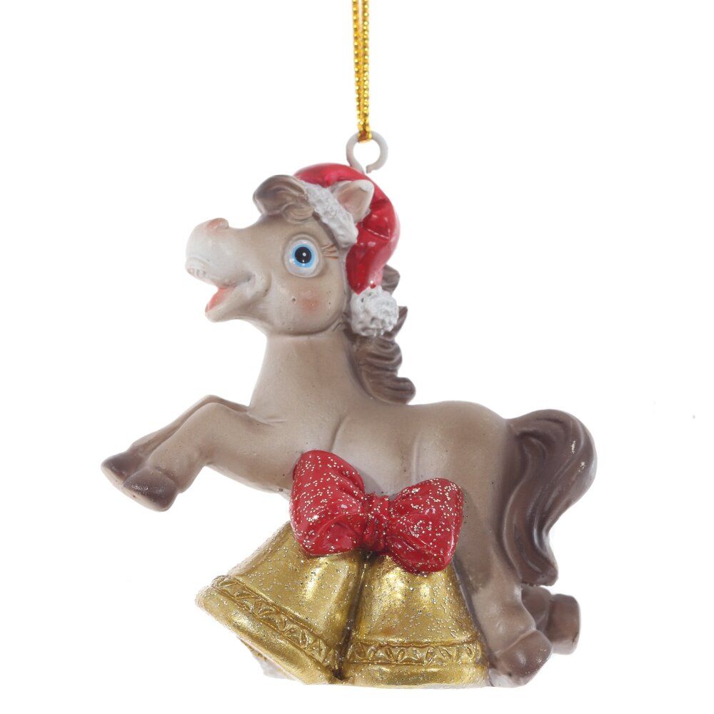 GAEM Фигурка декоративная подвесная "Лошадка", L5,5 W3 H7 см, 3в.