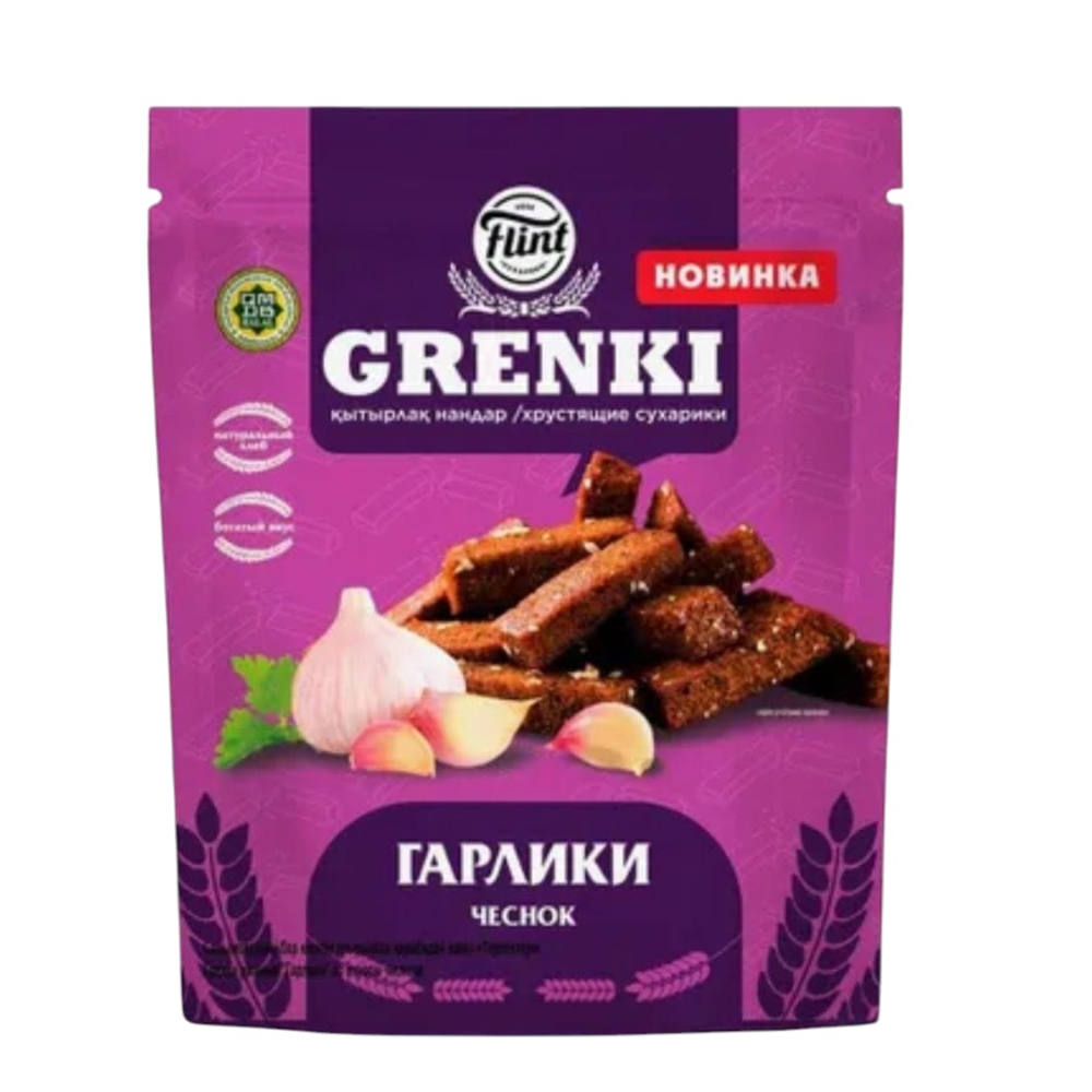 Гренки Гарлики Flint чеснок 90 гр