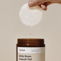 Manyo Bifida Biome Ampoule Pad - Увлажняющие пэды с бифидокомплексом, 70шт