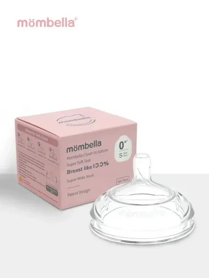 Антиколиковая соска Mombella для бутылочки 0+