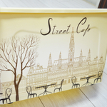 Контейнер 35л "Уличное кафе" слоновая кость