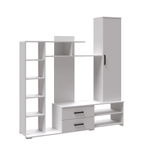 Стенка для гостиной Сидней-1 со шкафом белый Микон