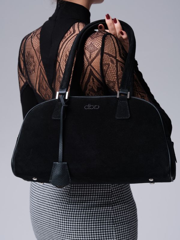 Замшевая сумка Charlotte DBR 31358 черный