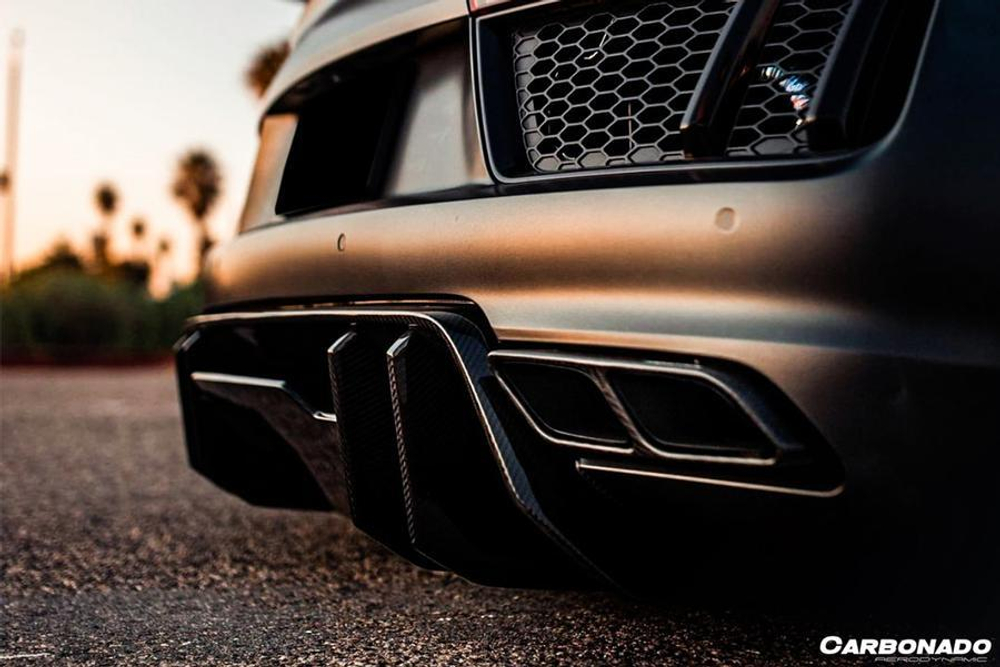 Карбоновый диффузор в стиле VRS для AUDI R8 4S COUPE | SPYDER 2015-2019 Ауди