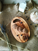 Доска разделочная из дерева сервировочная