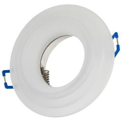 Светильник встраиваемый декоративный ЭРА DK105 WH под лампу MR16 GU5.3 белый