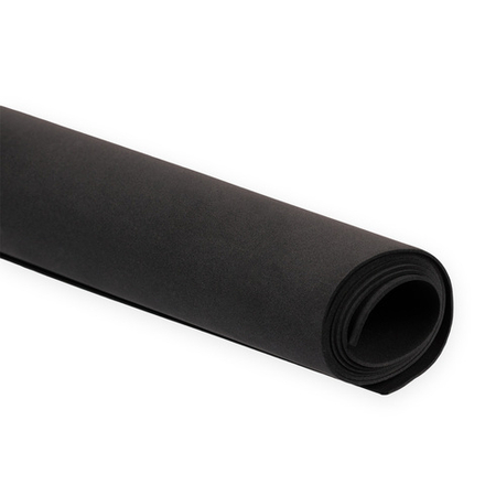 "Blumentag" / "Fiorico" Пластичная замша, 1 мм, 60 x 70 см, цв.черный, №195