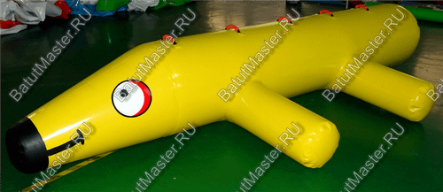 Элемент аквапарка «Жёлтая такса», 4,7×2,6×0,5 м