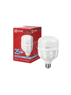 Лампа светодиодная высокомощная LED-HP-PRO 25Вт цилиндр 6500К холод. бел. E27 2380лм 230В IN HOME 4690612031064