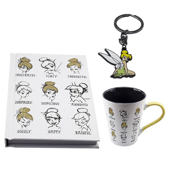 Набор подарочный Disney Tinker Bell Кружка 250ml+Брелок+Записная книжка A6 ABYPCK168