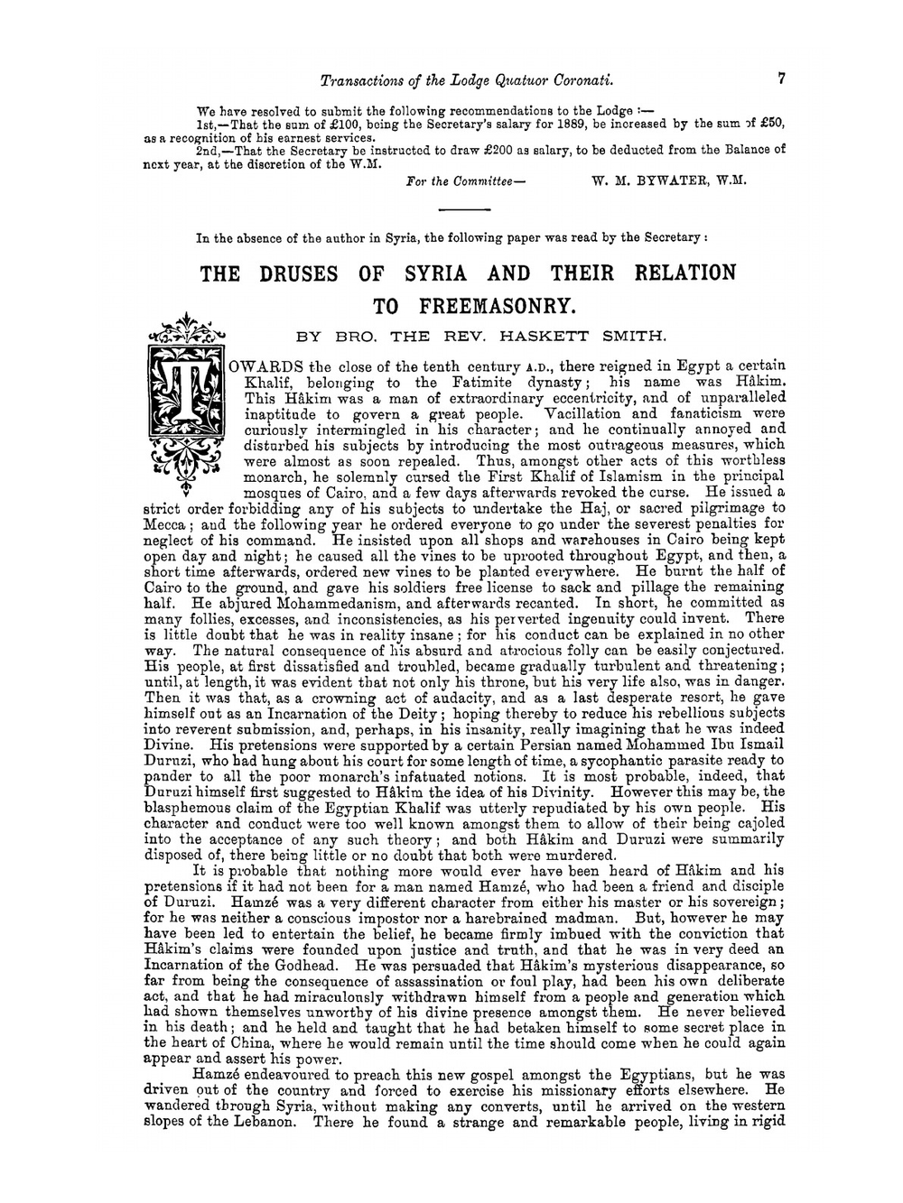 Ars Quatuor Coronatorum. Being the Transactions of the Lodge Quatuor Coronati, № 2076, London. Volume 4 | G.W. Speth