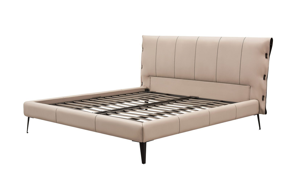 Кровать 1727 бежевая