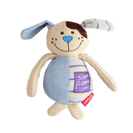 Gigwi SUPPA PUPPA игрушка для маленьких собак собачка с пищалкой 17 см