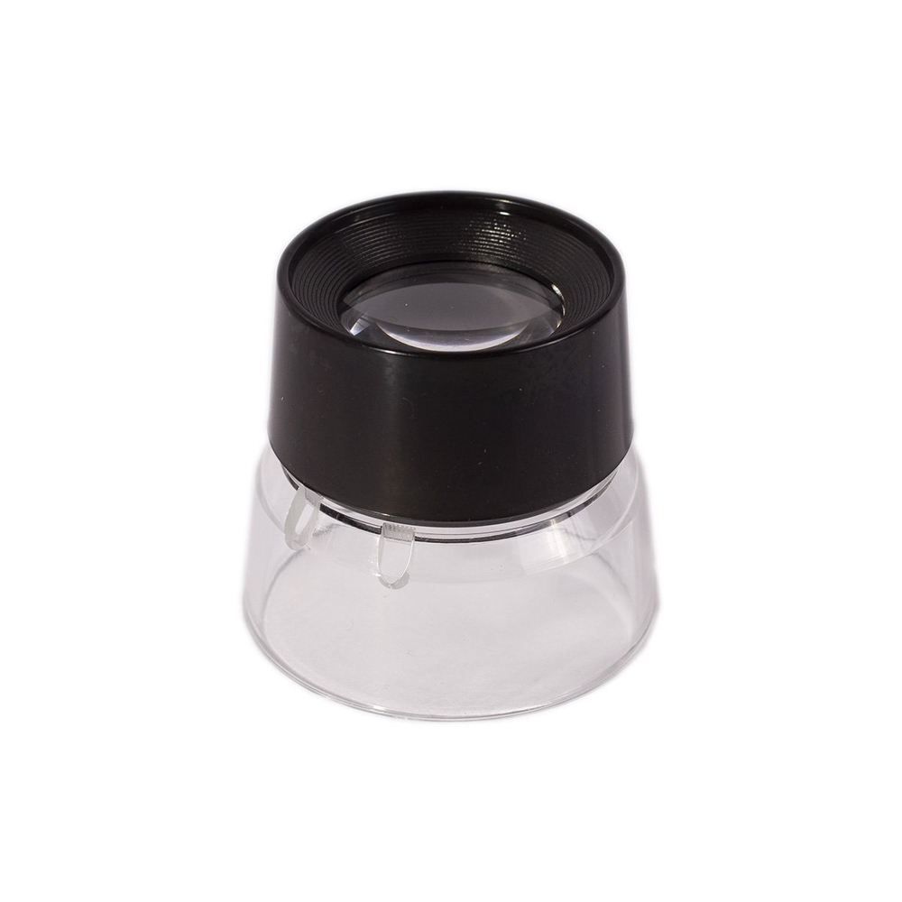 Лупа Alingar, 26 мм, 10-ти кратное увеличение, часовая, контактная, картонная упаковка