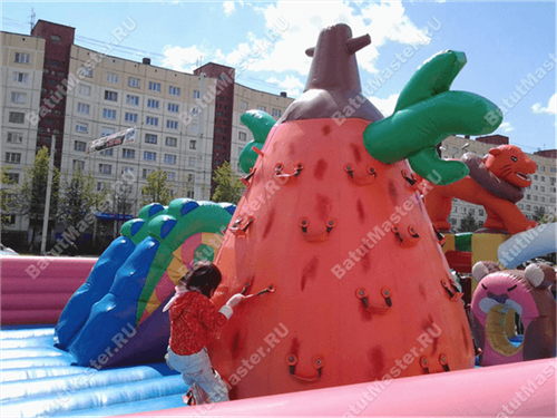 Коммерческий надувной батут "Сафари парк" 14*7*7 м