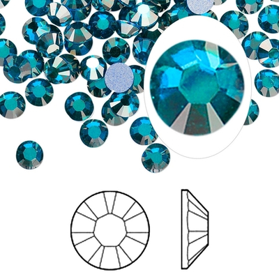 Стразы ALLURE Арт.013SS8 Упак.50 шт яркая бирюза стекло