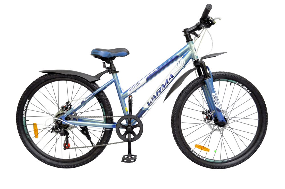 Велосипед 26" VARMA LADY H62DA   р.15" 7ск. синий
