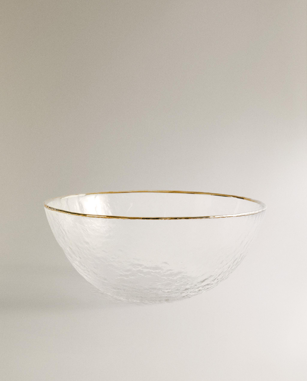 Zara Home миска из стекла, цвет прозрачный, 15 см