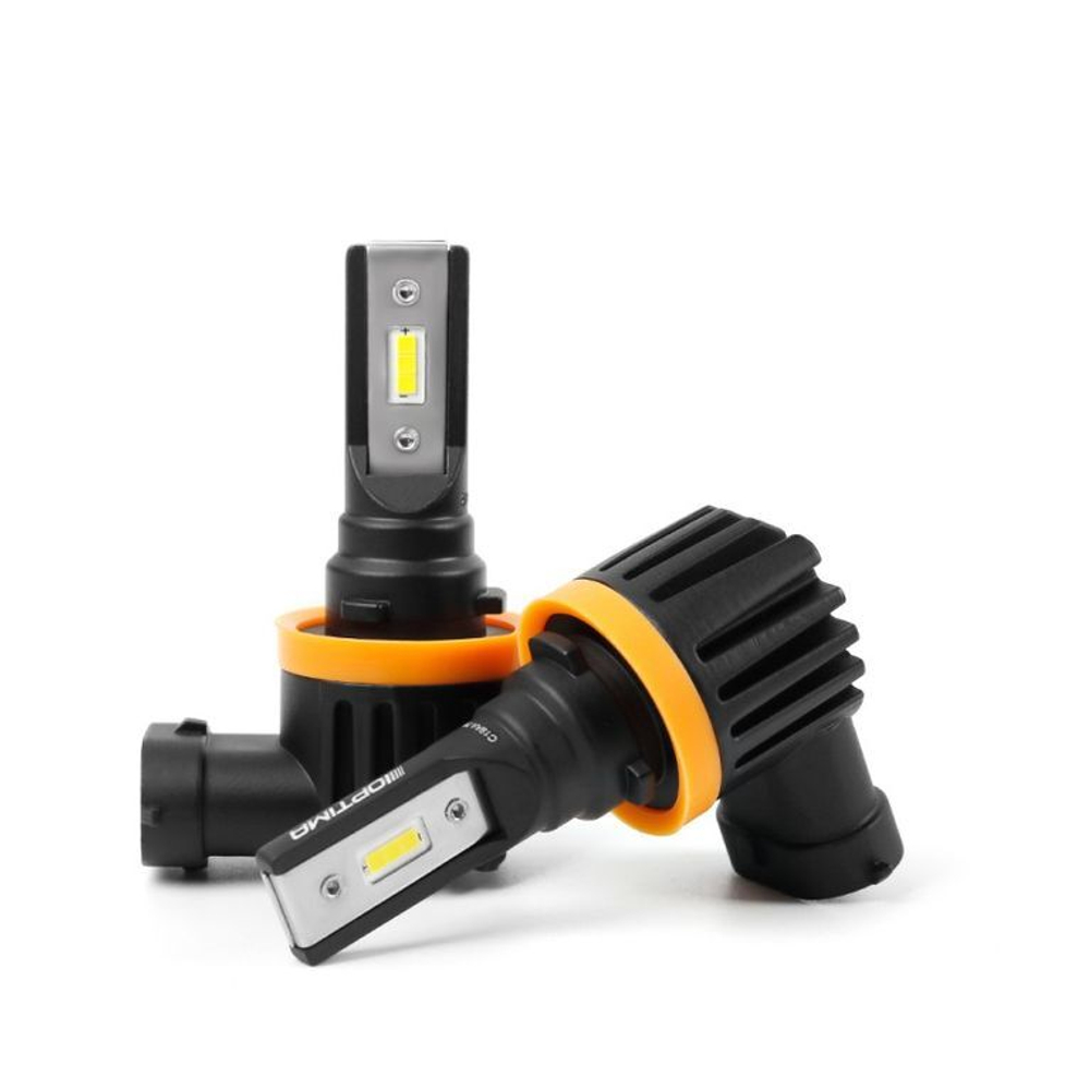 Светодиодные лампы H8/H9/H11 Optima LED QVANT, 5000K, 12-24V (комплект, 2шт)