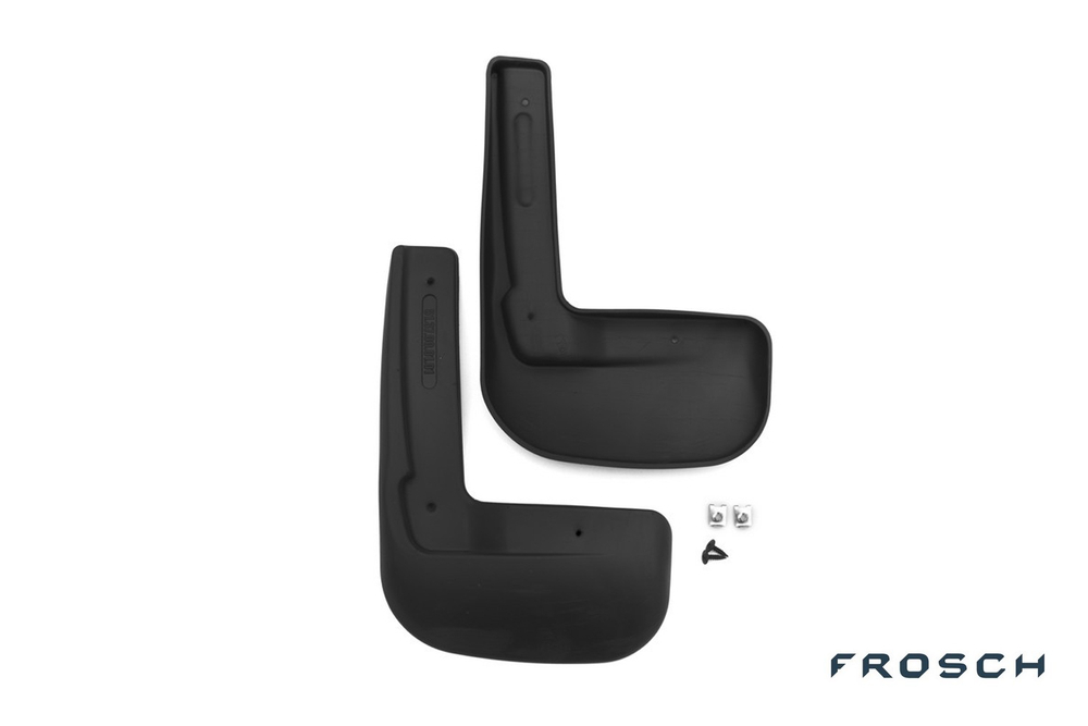 Брызговики передние для VOLKSWAGEN Polo, 2015-2020, сед., 2 шт. (optimum) в коробке FROSCH..51.37.F10