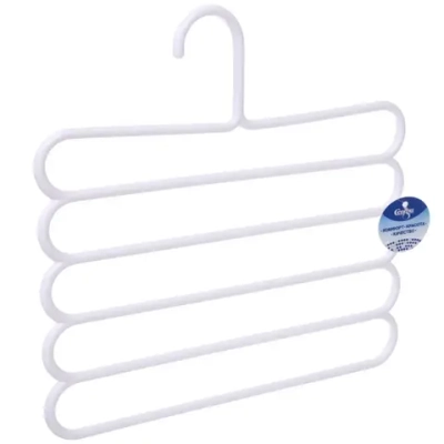 Вешалка многофунциональная «ИДЕЯДОМА», цвет белый, 5 отд, 32*33см (Лейбл Селфи)