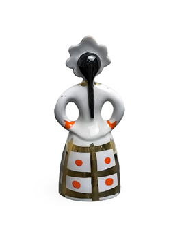 Фарфоровая статуэтка "Матрешка-невеста" Дулево