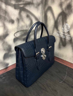 Портфель Stefano Ricci из кожи крокодила