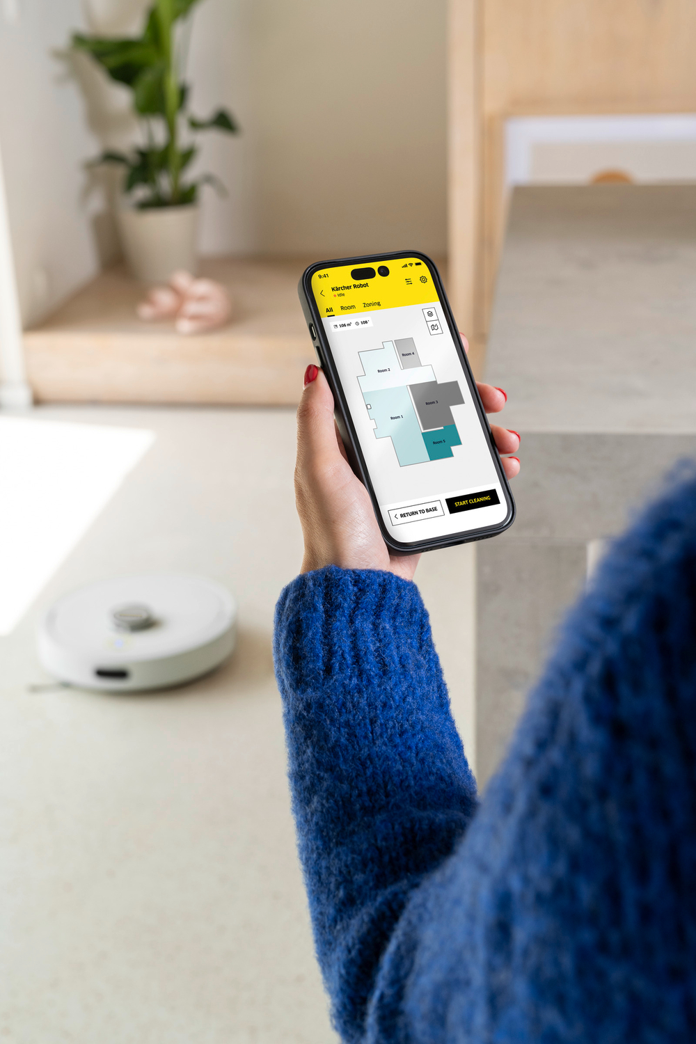 Робот-пылесос с функцией влажной уборки RVC 3 Comfort