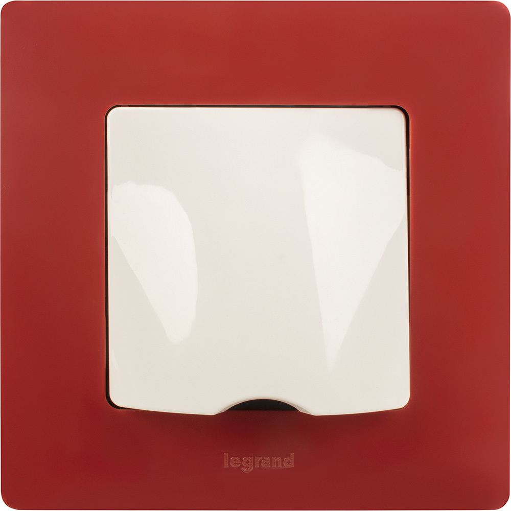 Рамка 1 пост красный ETIKA Legrand