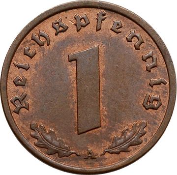 1 рейхспфенниг 1940 Германия (Третий рейх) "A"